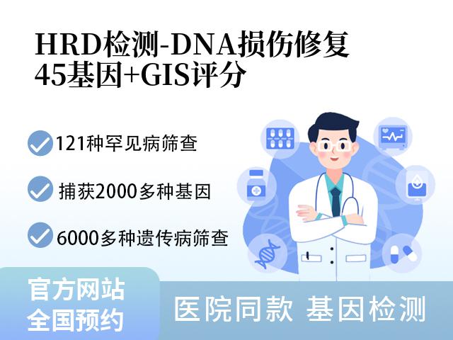 HRD检测-DNA损伤修复45基因+GIS评分